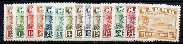 Image of Nauru SG 26B/39B UMM British Commonwealth Stamp